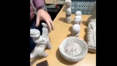  فیلم کشف اشیای ارزشمند دوران ایلامی در فریدونکنار