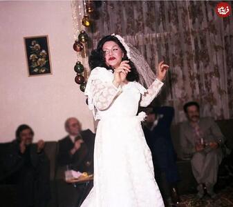  شهناز تهرانی و جمشید ورزنده در شب عروسی ۵۰ سال پیش