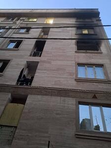  نجات ۱۵ ساکن از آتش‌سوزی شدید در ساختمان مسکونی نعمت‌آباد/ دو نفر دچار سوختگی و دودگرفتگی شدند - سلام نو