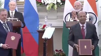  مودی گفت پوتین 25 سال پیش پایه‌های همکاری استراتژیک بین روسیه و هند را بنا نهاد