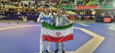  تکواندو قهرمانی جوانان جهان | رادین زینالی طلایی شد