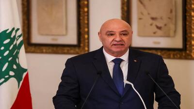  تاکید رئیس‌جمهور لبنان بر لزوم فشار به اسرائیل برای عقب‌نشینی
