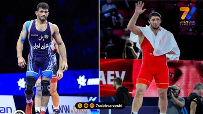 کشتی ‌حسن یزدانی و سعدالله‌یف!