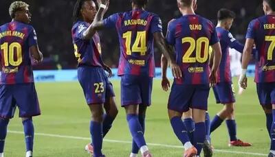 ستاره‌های بارسا در هواپیما گیر افتادند!