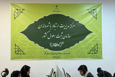  ارائه ۶ خدمت جدید الکترونیکی در حوزه ثبت احوال از امروز شنبه