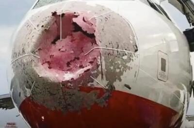 فرود اضطراری ایرباس A ۳۲۰ در طوفان استانبول که دوباره در فضای مجازی پربازدید شد (فیلم)