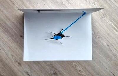 به همین سادگی یک نقاشی 3 بعدی شگفت‌انگیز بکشید!