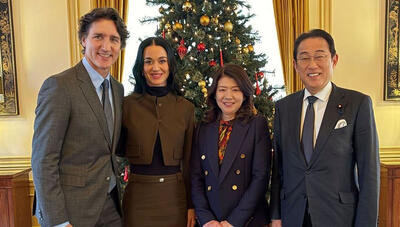  کیتی پری و جاستین ترودو تصویر رسمی خود را به‌عنوان یک زوج ثبت کردند.