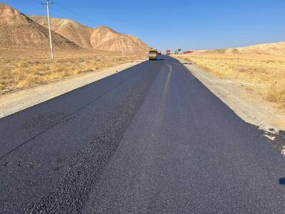  تردد روان‌تر در محور حصار به سه‌راهی اسماعیل‌آباد با آسفالت جدید