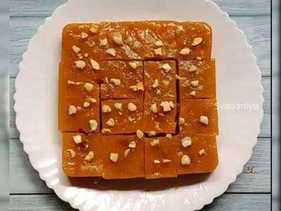  طرز تهیه حلوا انبه بدون ژلاتین، خوشمزه و فوری
