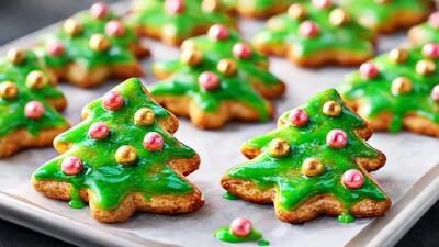  یه دستور ساده برای پخت شیرینی کریسمسی خوش عطر و نرم