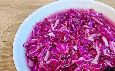  طرز تهیه ترشی کلم قرمز فوری با تمام نکات مهم !
