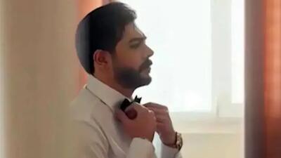 عکس سهیل قاصدی با چهره متفاوت پس از عقد با بازیگر معروف، مریم مومن