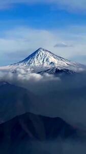 ببینید| دماوند بالاخره سفیدپوش شد