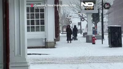 بارش برف شدید پروازها در آمریکا را مختل کرد