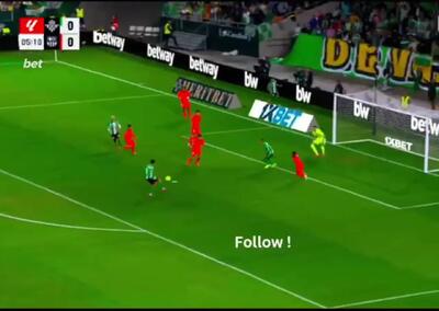 ویدیو | گل اول رئال بتیس مقابل بارسلونا توسط آنتونی