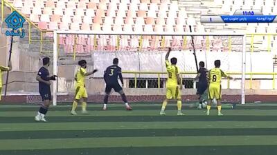 گل اول پارس جنوبی جم به نود ارومیه (همایون افتخاری)