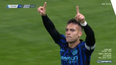 گل اول اینتر به کومو (لائوتارو مارتینز)