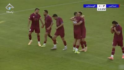 گل دوم نساجی به نفت و گاز گچساران (سعید باقرپسند)