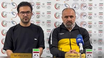 صحبت‌های اکبر یوسفی مربی مس سونگون بعد از بازی با شناور سازی قشم