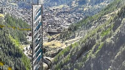  طرح پروژه‌ی جنجالی آسمان‌خراشی در آلپ سوئیس!