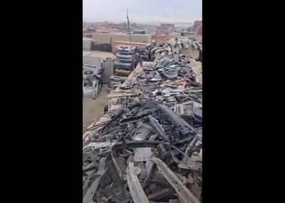 اصابت خمپاره به بازار قطعات خودرو + ویدئو | اولین تصاویر از خرابی های محل حادثه