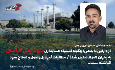  به مدیرعاملی عیسی نوروزی پور؛ از دارایی تا بدهی؛ چگونه اشتباه حسابداری پتروشیمی خراسان به بحران اعتماد تبدیل شد؟ / مطالبات غیرقابل‌وصول و اصلاح سود انباشته + مستندات