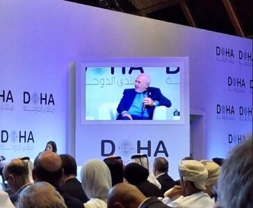 ظریف در مصاحبه با تریتا پارسی: متاسفم که پایگاه آمریکا در قطر مورد حمله ایران قرار گرفت | ثابت کردیم که می‌توانیم به اسرائیل آسیب جدی وارد کنیم