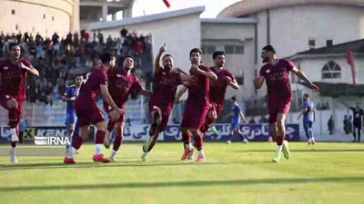 نساجی ۳ - ۰ نفت‌وگاز گچساران؛ برد قاطع کمالوند و یاران در قائمشهر+فیلم