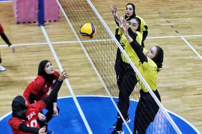 برد سپاهان و سایپا در هفته دوم لیگ والیبال زنان