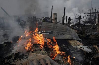  پهپادهای روسی به راه‌آهن پایتخت اوکراین حمله کردند + عکس‌ها