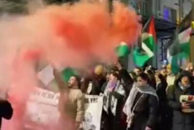  فیلم/ تظاهرات حمایت از فلسطین در بروکسل بلژیک