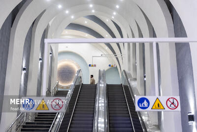 افزایش توان خدمت‌رسانی با اضافه شدن ۱۲ دستگاه پله‌برقی در مترو پایتخت