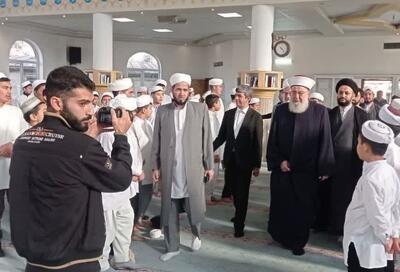  بازدید شیخ غازی حنینه از دارالقرآن امام شاطبی گنبدکاووس
