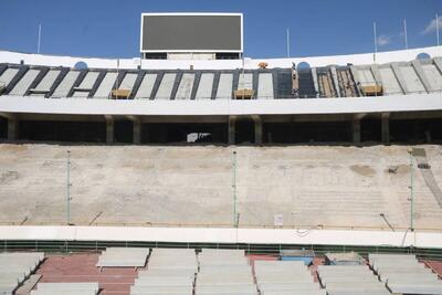 آخرین ویدیو از وضعیت بازسازی ورزشگاه آزادی - پارس فوتبال