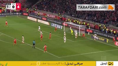 هت‌تریک هری کین؛ گل پنجم بایرن مونیخ به اشتوتگارت (اشتوتگارت 0-5 بایرن مونیخ) - پارس فوتبال