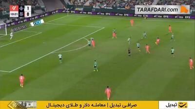 گل فران تورس به رئال بتیس (رئال بتیس 1-1 بارسلونا) - پارس فوتبال