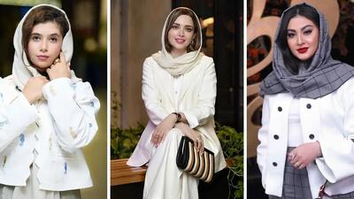  عکس ها / این خانم بازیگران ایرانی رنگ سال جدید را قاپیدند / استایل‌های سفید از نفس بازغی تا المیرا دهقانی و مهسا حجازی  از نازنین بیاتی تا پردیس احمدیه و الناز حبیبی از پریناز ایزدیار تا بهنوش طباطبایی و مریم مومن و ....