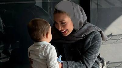  عکس/ عاشقانه های مادرانه مینا مختاری، همسر بهرام رادان برای پسرش / رفته سراغ خرید کدو حلوایی تا برای پسرش سوپ درست کنه