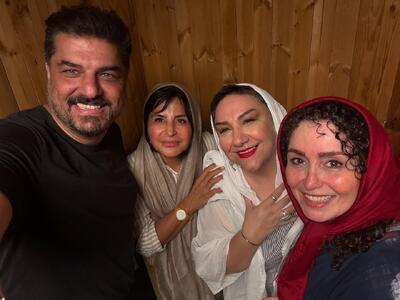  همه همسران سام درخشانی در یک قاب
