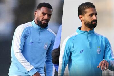 بازگشت مدافع جنجالی و مهاجم مصدوم استقلال به تمرینات