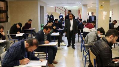 آزمون استخدامی کارکنان اداری قوه قضائیه برای تکمیل نیروی انسانی محاکم صلح برگزار شد