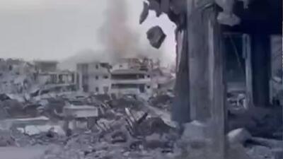 محله الشجاعیه غزه کاملا نابود شد