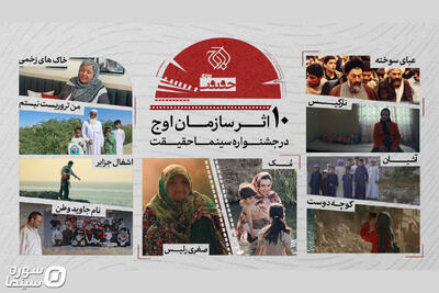 حضور سازمان اوج با ۱۰ اثر در جشنواره «سینماحقیقت» - سوره سینما