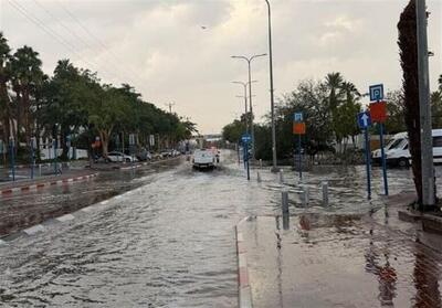 مدیریت ناکارآمد صهیونیست‌ها، ایلات اشغالی را در سیل فرو برد - تسنیم