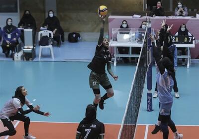 دومین پیروزی مقاومت شهرداری در لیگ برتر والیبال بانوان رقم خورد - تسنیم