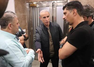 یحیی در رختکن رقیب حاضر شد (عکس)