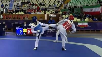 شکست حریف انگلیسی توسط ساینا کریمی