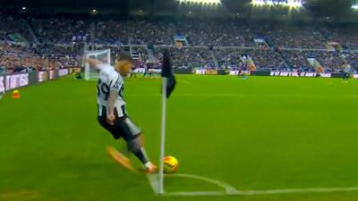 گلزنی برونو گیمارش از نقطه کرنر