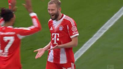 گل اول بایرن مونیخ به اشتوتگارت (لایمر)